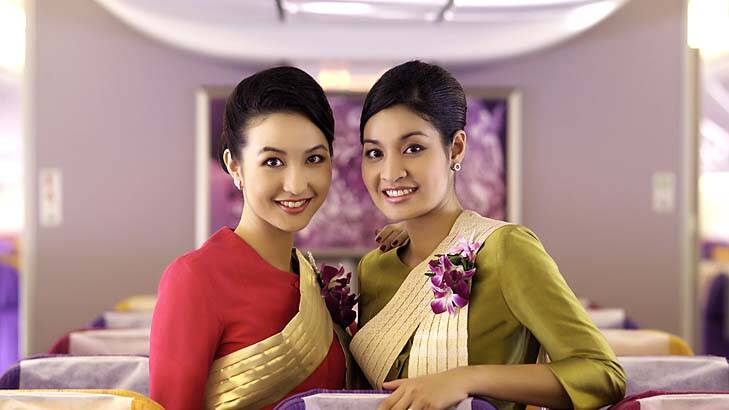Thai Airways flight attendants.