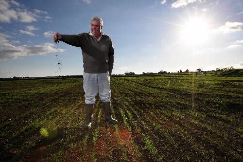 Weerite farmer Bob Hewitt is relieved his paddocks are finally starting to green again after the Black Saturday fires continued to burn on his property for more than four months.
