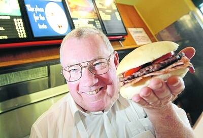 Part-owner Robert Kermond celebrates burger business Kermond's 60-year milestone.