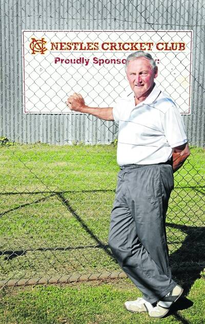 ABOVE: Ian "Lefty" Wright is retiring from his mentoring role at Nestles Cricket Club after 60 years at the club.
