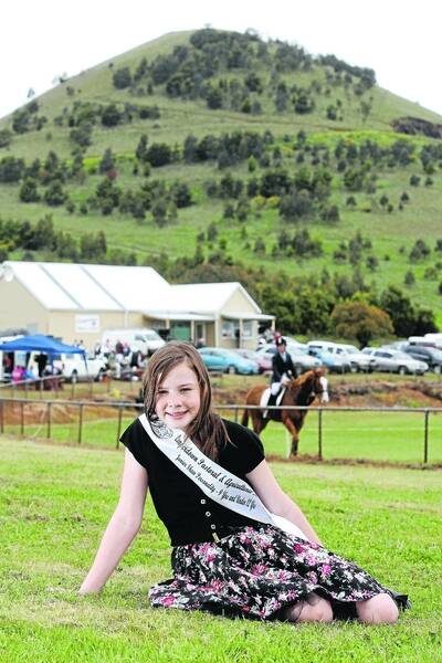 NEWS: 140th Annual Camperdown Show. Pictured Keira Blain 12 from Glenormiston was named Miss Show Personality for 9-12 age group.   111008DW26 Picture DAMIAN WHITE