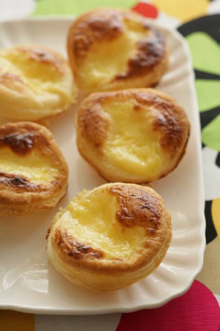 This simplified version of Portuguese tarts is perfect for parties <a href="http://www.goodfood.com.au/good-food/cook/recipe/easy-portuguese-tarts-20121123-29x1s.html"><b>(recipe here).</b></a> Photo: Marina Oliphant