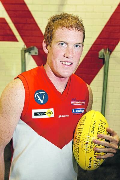 Jarrod Thompson was voted South Warrnambool's best and fairest