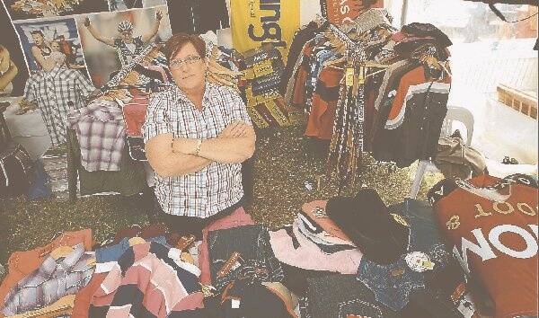 Jennie Nicholls has slammed thieves who stole clothes from a fashion parade to help the bushfire appeal. 090220DW60 Picture: DAMIAN WHITE