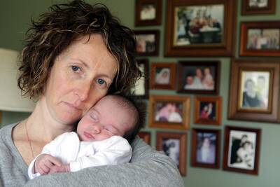 Narelle Kerr and daughter Sasha, who was the subject of footage stolen from the family car.