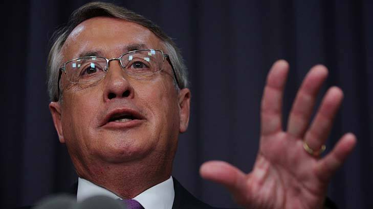 The Government will take the plan to election in September: Wayne Swan. Photo: Alex Ellinghausen
