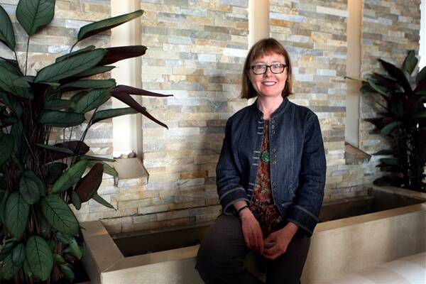 Professor Penny Hawe, of Canada, was in Warrnambool to talk about mental health. 