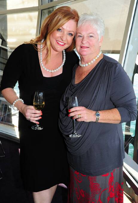 Shelly Horton and Lindy Horton at the Paspaley Strand Mother and Daughter lunch at The Quay restaurant OPT, The Rocks.