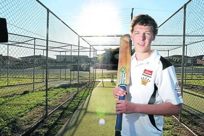 Young West Warrnambool batsman-keeper  Michael Threlfall: "I'll just have to keep doing my part and making runs."