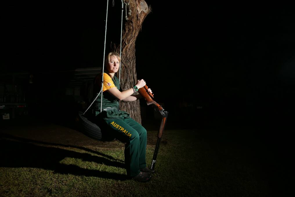 Penny Smith, of Bookaar, is off to the world trap shooting titles in Peru after earning a place in the national team. 