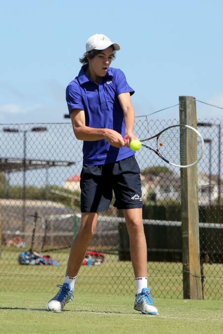 Zac Urquhart is the only Warrnambool boy remaining in the 16 and under competition.
