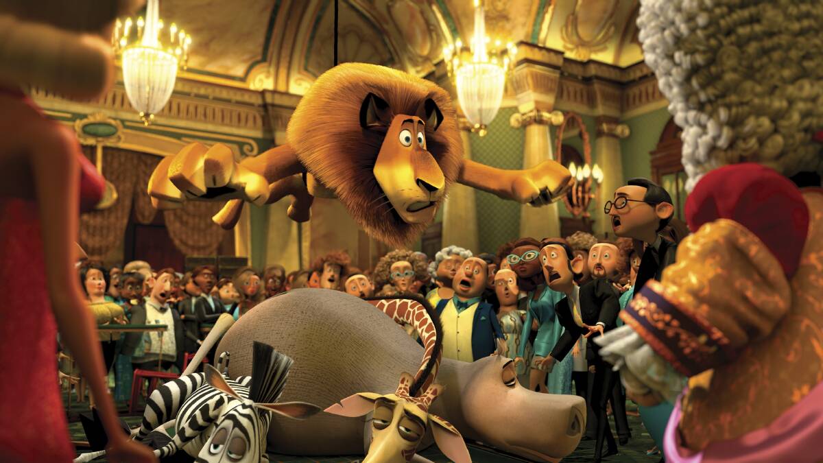 Alex and the gang drop in on a Monte Carlo casino in Madagascar 3.