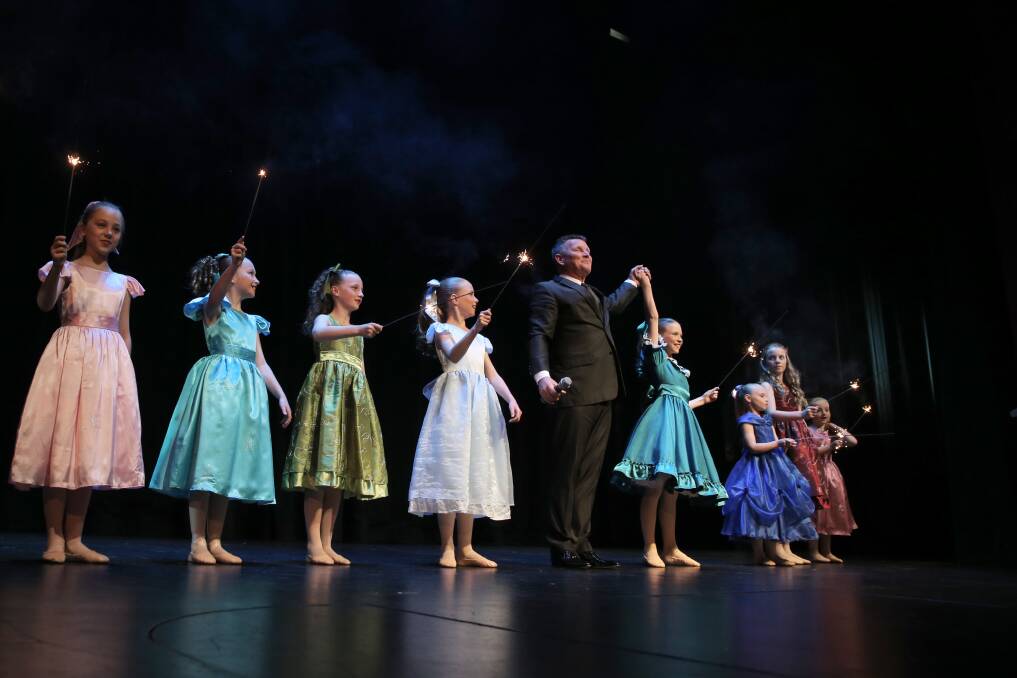 Veteran performer Tom Burlinson joined the line-up of Melissa's Dance Elements on stage last night for the Lighthouse Theatre's Light's Up season launch.