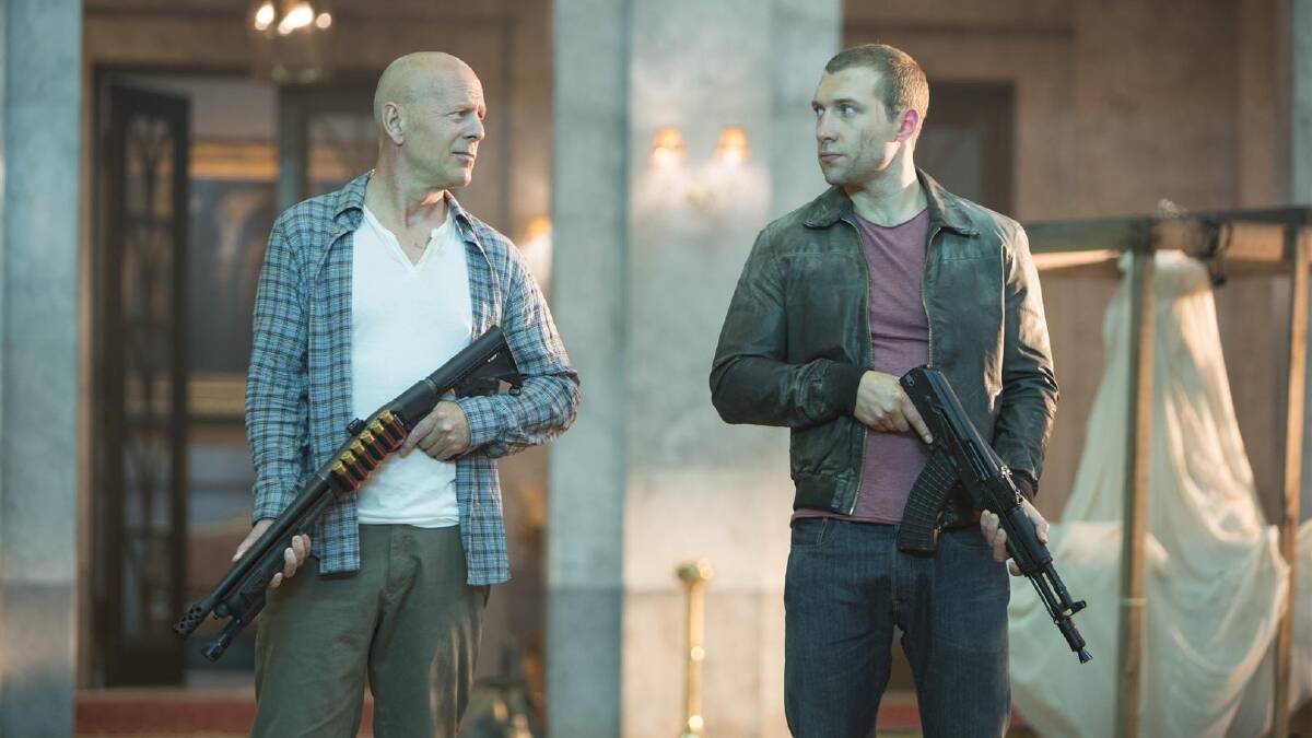 Bruce Willis and Jai Courtney are father-and-son McClanes in the fifth Die Hard movie.