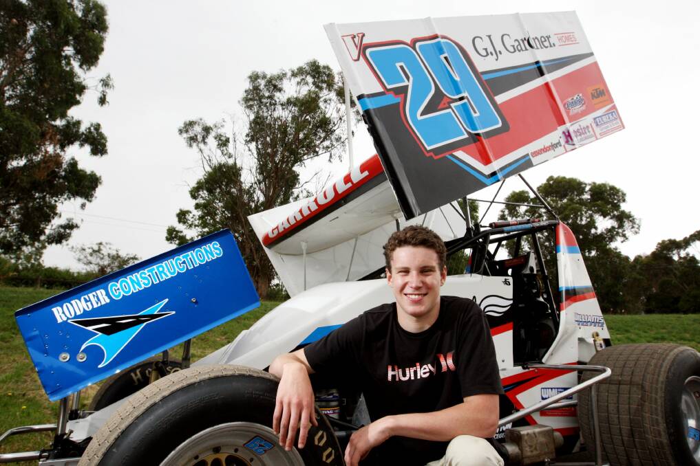 Bushfield driver Will Carroll has secured a spot at an Australian Institute of Sport camp as part of a Speedway Australia rising stars program. 