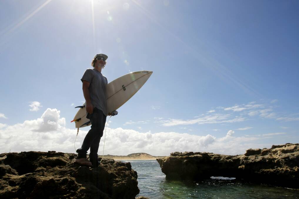 Christchurch native Nic Mochan has lived and surfed at Peterborough for two years. 