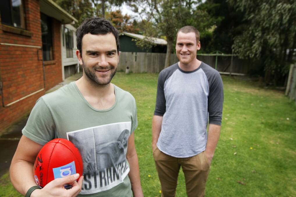 Hawthorn midfielder Jordan Lewis (left) is happy to be home in Warrnambool, where he will attend a charity event with teammate Jarryd Roughead.