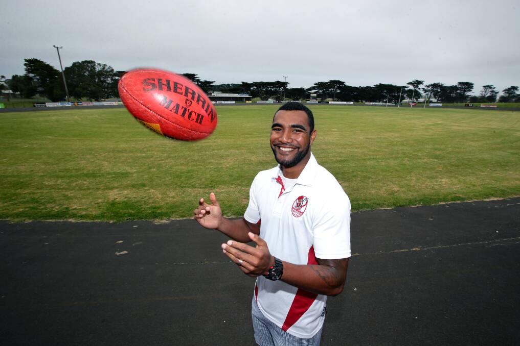 South Warrnambool recruit Inoke 'Knox' Ratu grew up playing rugby in Fiji.
