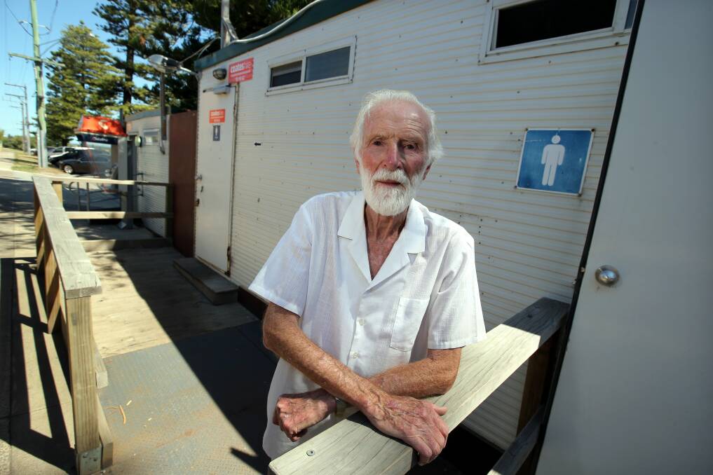 Les Ryan wants something done about portable toilets in Gillies Street, Warrnambool. 