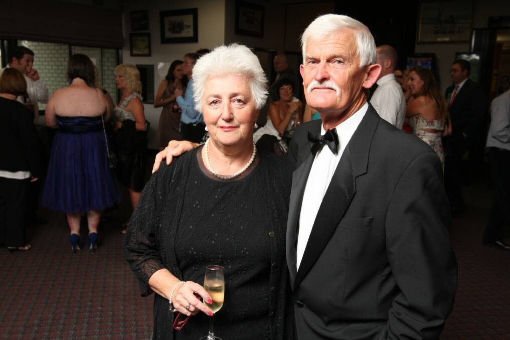 Speaker Ann Morris with her husband Colin, who has type 1 diabetes, spoke about the support networks available for families at the diabetes gala ball at the Wannon Rooms. 
