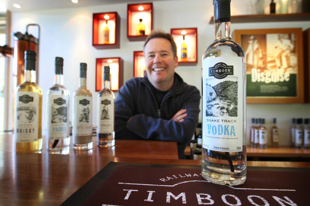 Tim Marwood, owner of Timboon Railway Shed Distillery, is delighted the business has taken out the Australasian whisky of the year award in Sydney recently. 