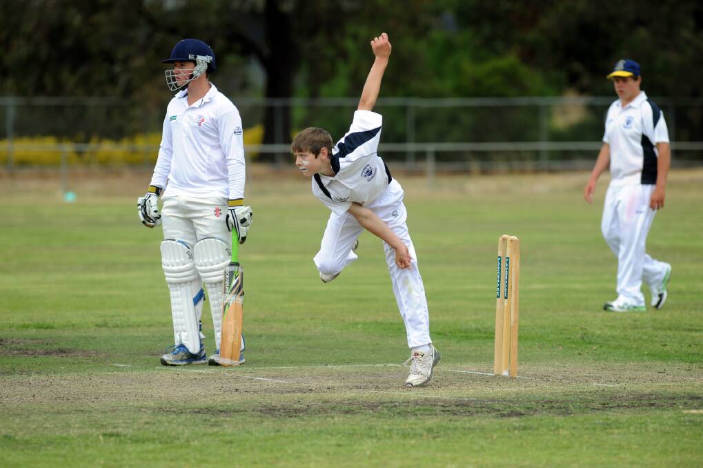 Warrnambool Gold’s Brodie Couch in action during Junior Country Week. 