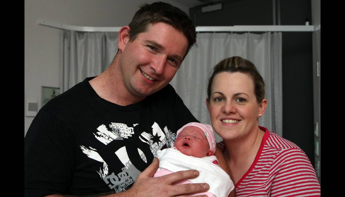 Rob and Aliesha Williamson, of Warrnambool, have a daughter Estelle Rose Williamson. Estelle was born on July 4 and is the couple's first child.