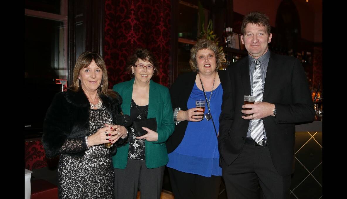 From left: Glenda Pearson, Julie Baillie, Sam Dean and Darren Pearson all from Warrnambool. Picture: LEANNE PICKETT