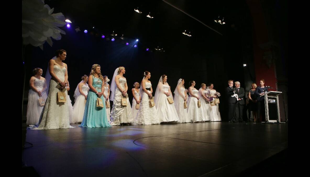 Wedding of the Year contestants. Picture:LEANNE PICKETT