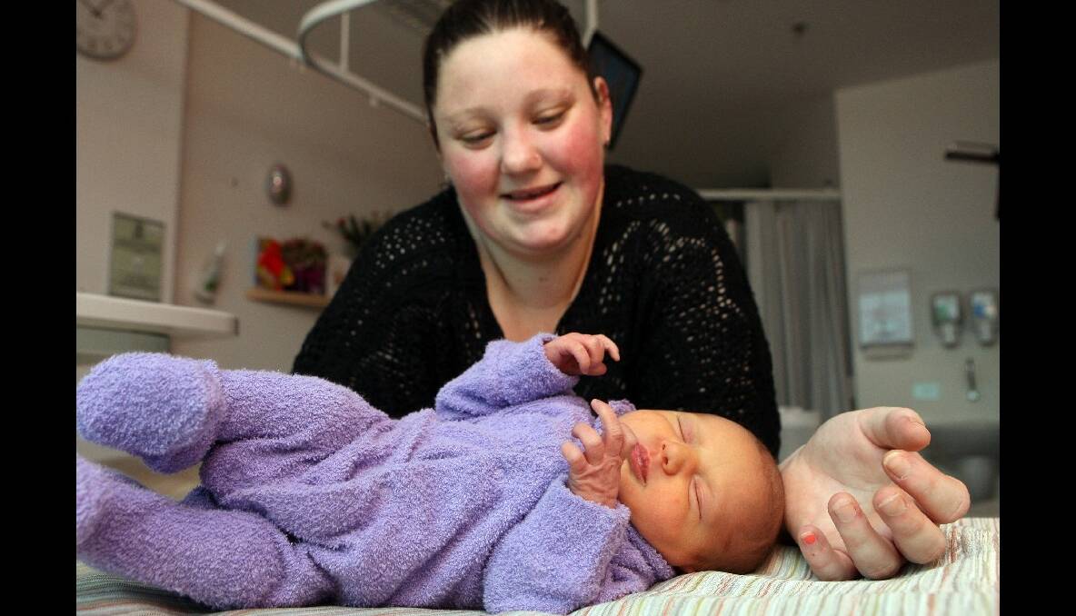 Sarah Goodwin and Adam Hill, of Terang, have a daughter Hannah Pearl Hill. Hannah was born on July 2 and is a sister for Connor, 10, Haylee, 6, and Tyler, 4. 