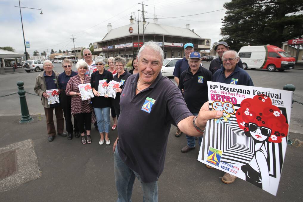 Long-serving Moyneyana Festival chairman Reg Harry and his fellow committee members have come up with a Retro 66 theme to celebrate the popular summer tradition’s 66th anniversary this year.