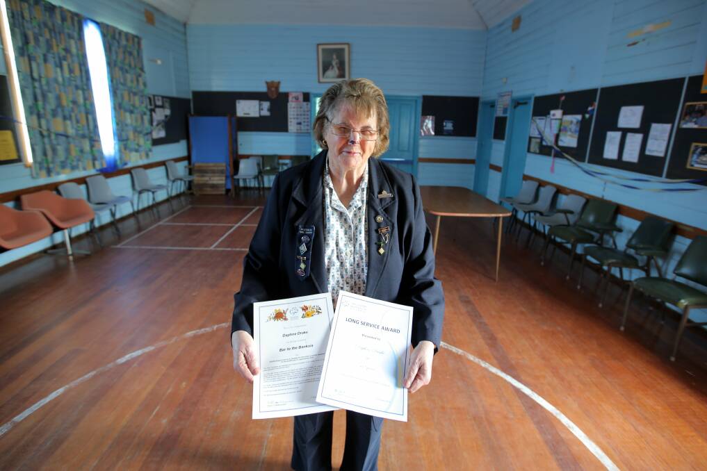 Daphne Drake has 40 years of service to Girl Guides recognised.