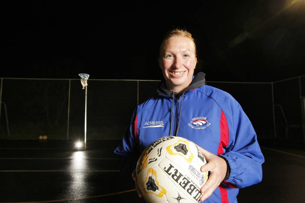 Panmure’s Lisa Andrew, 35, is looking forward to her 300th WDFNL club game tomorrow. 