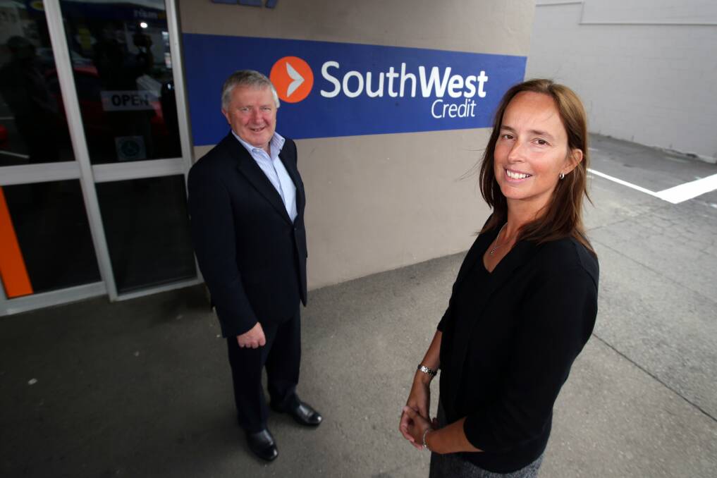 South West Credit’s new chairwoman Deb Porter and CEO David Brown.