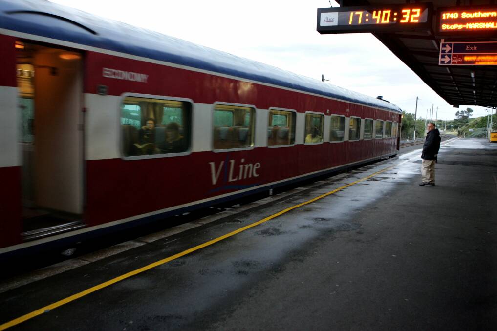 Train carriages on the Warrnambool line, some up to 30 years old, will not be replaced, says V/Line.