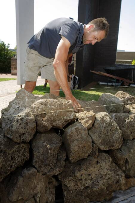 Dry stone waller Alistair Tune is set to enthrall locals when he speaks about his craft in Camperdown on Sunday. 