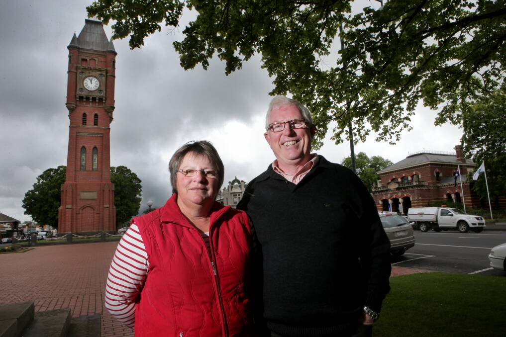 Terry and Ruth Brain are busily involved in the Camperdown community since retiring there from Melbourne. 