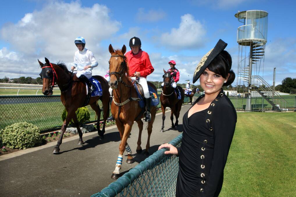 Stephanie Chambers, 22, officially started her role as the Face of the 2013 Warrnambool May Racing Carnival at yesterday’s meeting at the racecourse.