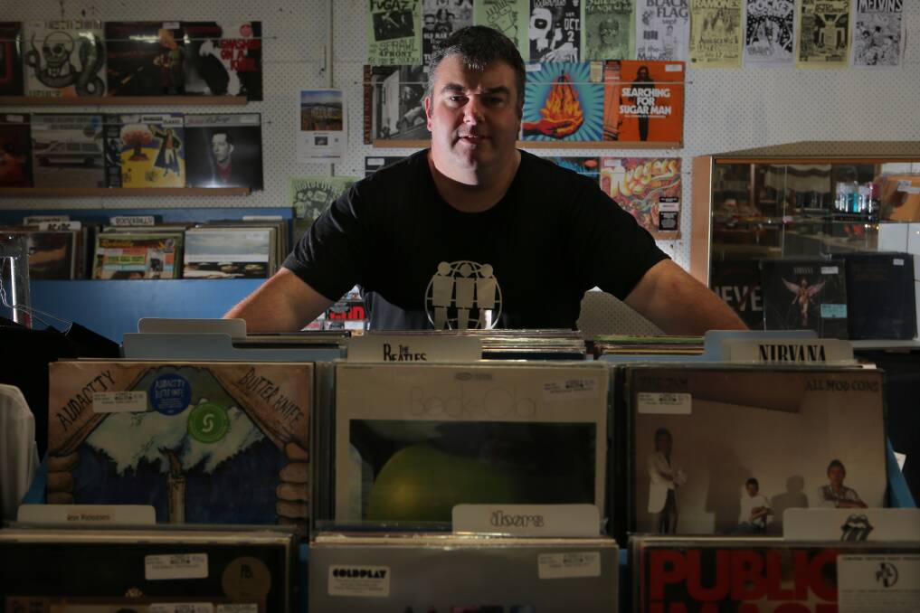 Sweet Little Hi-Fi proprietor Shane Godfrey says the vinyl LP’s resurgence started about five years ago. 