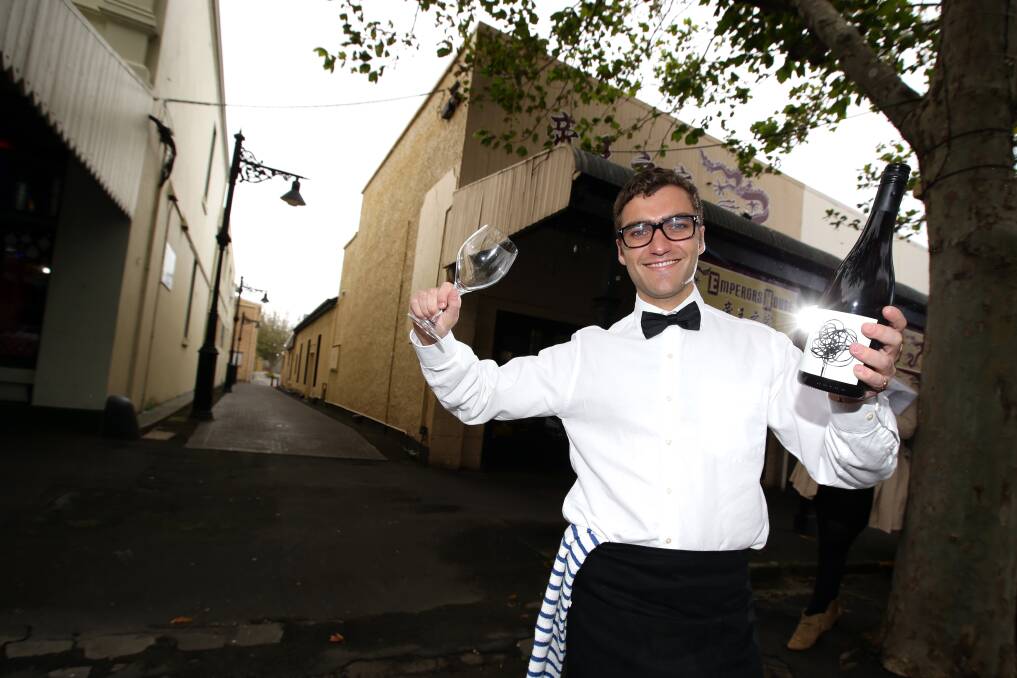 Manager Edward Mahony is toasting the success of The Laneway Bar which has had its licence extended for another nine days. 