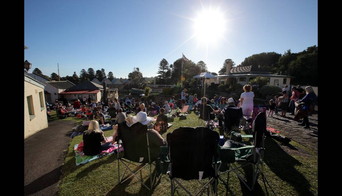 The crowd at Flagstaff Hill in Warrnambool. 131231DL27 Picture: DAVE LANGLEY