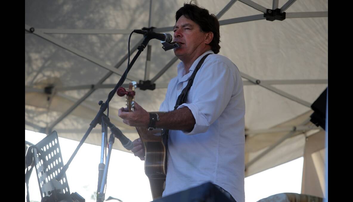 Guitarist Phil Royal at Flagstaff Hill's celebrations.131231DL15 Picture: DAVE LANGLEY