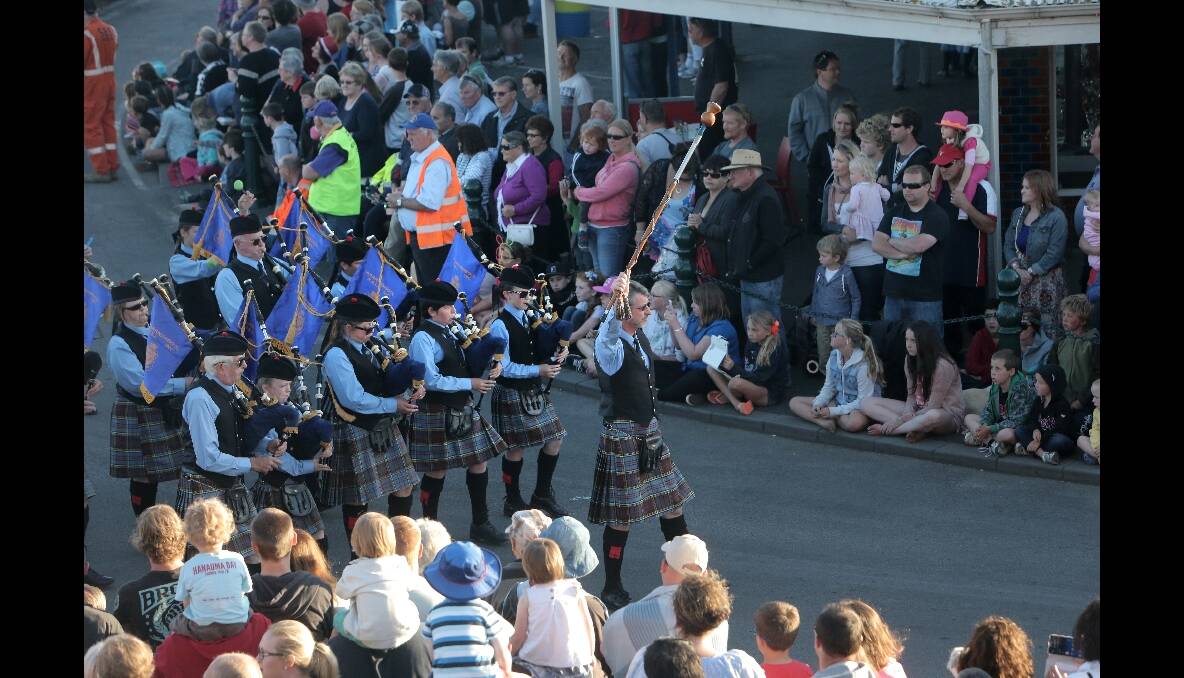 The Moyneyana Parade 2013 in Sackville St Port Fairy. 131231AS38 Picture: AARON SAWALL