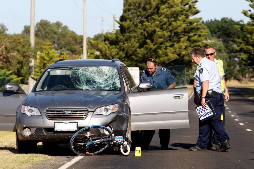 A Macarthur woman pleaded guilty to careless driving after injuring two cyclists in an accident in Port Fairy in February