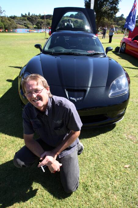 David Kennedy from Hoppers Crossing with his 2012 Corvette.