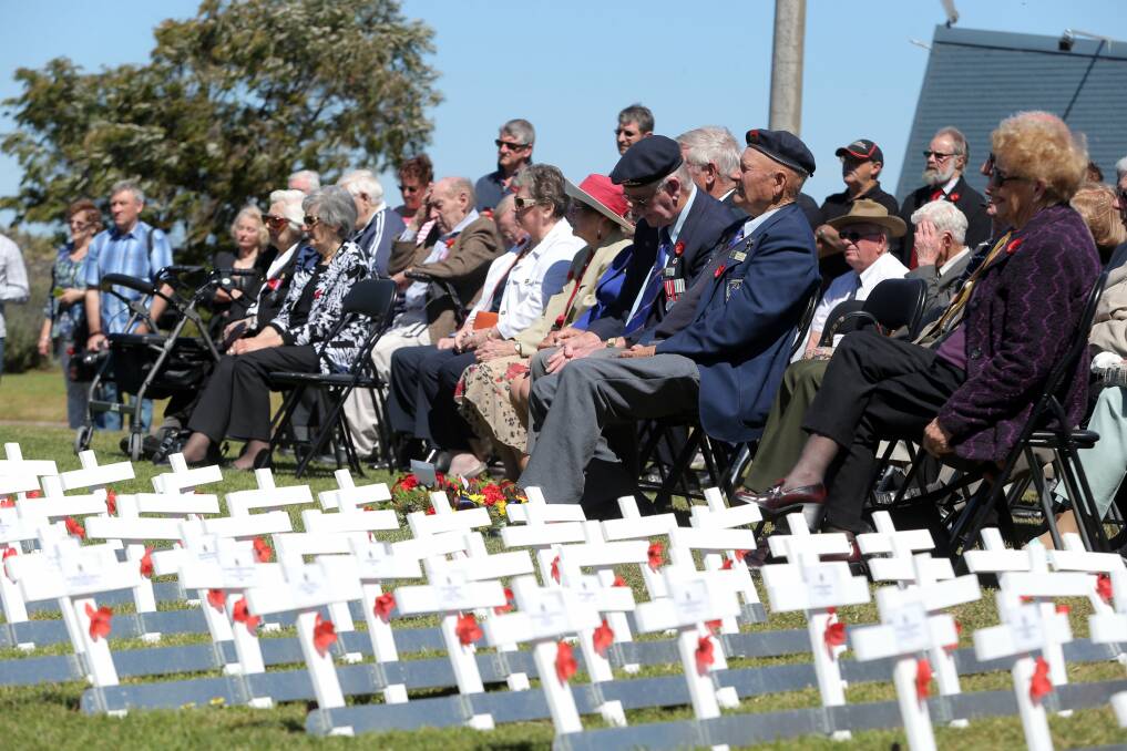 Remembrance Day 2012 at the Warrnambool War Memorial.