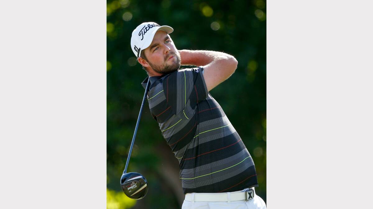 Marc Leishman in Hawaii today for the US PGA Tour.