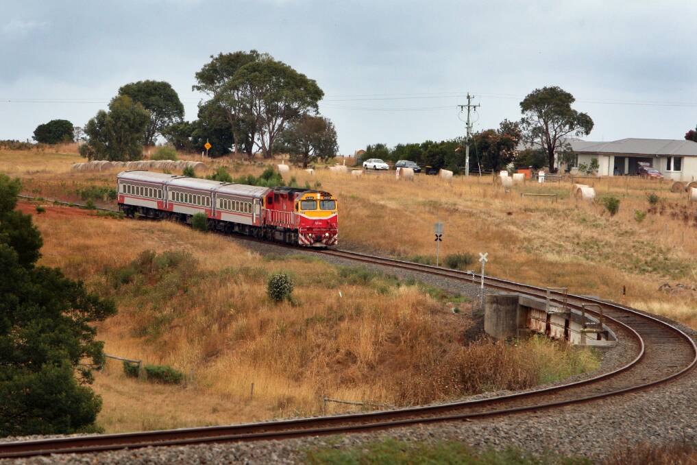 Punctuality on V/Line’s Warrnambool service dropped to less than 72 per cent in March.
