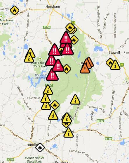 Fire activity throughout the Grampians has residents on alert this week.