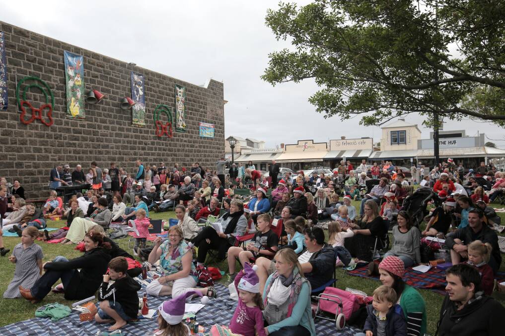 Port Fairy Carols on the Green held by the Combined Churches of Port Fairy.